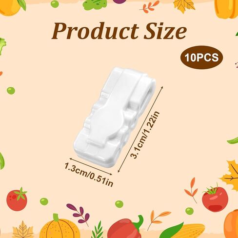 10 Pack Vacuum Storage Bags Sealing Clip,Vacuum Bag Clips Reusable Zipper Labor Saver Sliding Grip Seal Grip for Clothes Space Saver Sealer Bag Food Storage Bags in Kuwait