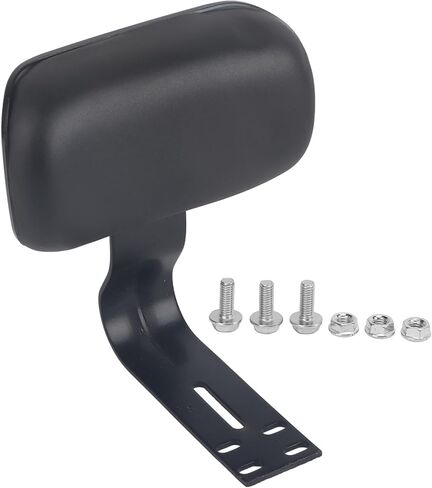 Bike Rear Seat with Back, Electric Bike PU Leather Bike Seat Soft Cushion Rear Rest Saddle U Shape Comfortable Support in Saudi Arabia