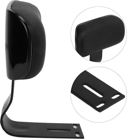 Bike Rear Seat with Back, Electric Bike PU Leather Bike Seat Soft Cushion Rear Rest Saddle U Shape Comfortable Support in Saudi Arabia