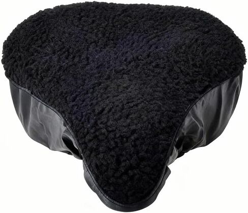 Premium Dual-Sided Bike Seat Cover | Polar Fleece & Waterproof Fabric for Ultimate Comfort, All-Weather Rain/Dust Protection | 2-in-1 Luxury Bicycle Saddle Cover for Enhanced Riding Experience in Saudi Arabia