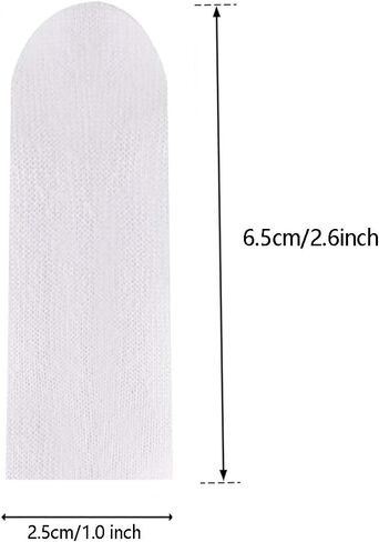 200Pcs Cotton Finger Cots, Finger Toe Sleeves, Cloth Finger Cots Fingertips Protective Cover Thumb Protector, Moisture Wicking, Absorb Sweat in Saudi Arabia
