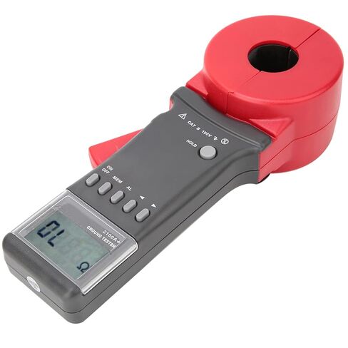 ETCR2100A Digital Clamp Resistant Tester, Double Insulation Auto Range Ground Earth Longevity Tester Meter with 4 Digit LCD Display, 0.01-200Ω (Round Mouth) in Saudi Arabia