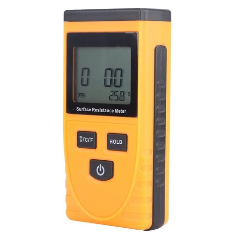 Hyuduo Surface Resistance Tester Handheld LCD Digital Display Surface Resistance Tester Handheld LCD Digital Display Antistatic Meter Convenient to Hold and Operate in Saudi Arabia