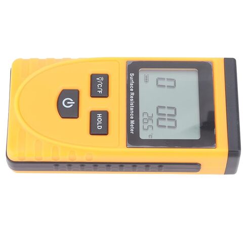 Hyuduo Surface Resistance Tester Handheld LCD Digital Display Surface Resistance Tester Handheld LCD Digital Display Antistatic Meter Convenient to Hold and Operate in Saudi Arabia