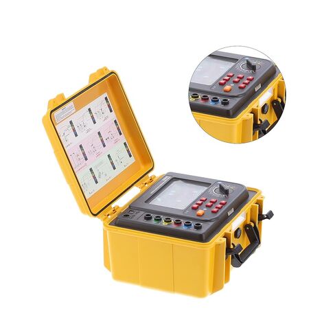 Garosa ETCR3200C Resistance Tester, ABS Material, Soil Resistivity Test & Grounding Resistance Meter with Auto Shut Off and Overload Protection for Electrical Measurements in Saudi Arabia
