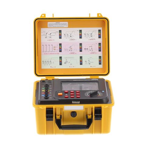 Garosa ETCR3200C Resistance Tester, ABS Material, Soil Resistivity Test & Grounding Resistance Meter with Auto Shut Off and Overload Protection for Electrical Measurements in Saudi Arabia