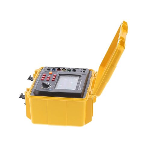 Garosa ETCR3200C Resistance Tester, ABS Material, Soil Resistivity Test & Grounding Resistance Meter with Auto Shut Off and Overload Protection for Electrical Measurements in Saudi Arabia