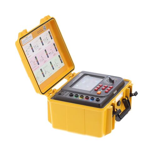 Garosa ETCR3200C Resistance Tester, ABS Material, Soil Resistivity Test & Grounding Resistance Meter with Auto Shut Off and Overload Protection for Electrical Measurements in Saudi Arabia