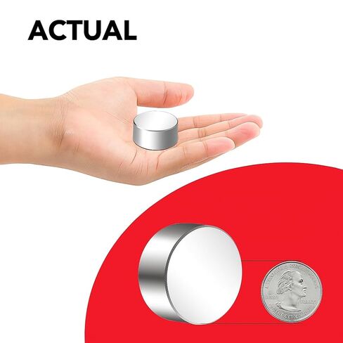 Neodymium Disc Magnet 40mm x 20mm – 200 lb Heavy-Duty Round Permanent Magnet for Industrial, Workshop, and Craft Applications in Saudi Arabia