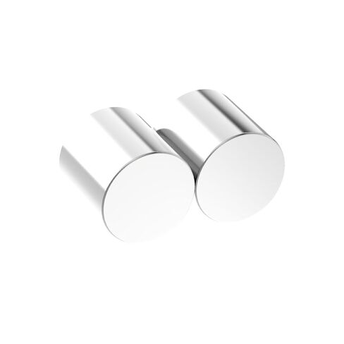 Strong 1Inch Large Cylinder Magnet N42-1.00" D x 1.00" H - 2 Pack Super Strong Neodymium Magnets, Powerful Heavy Duty Permanent Disc Rare Earth Magnets, 61LBS Pull Force, NiCuNi Coating in Kuwait