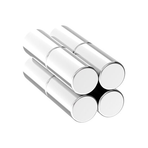 Heavy Duty Neodymium Magnet Rod - N42, 1/2" D x 1.00" H - 8Pack, Powerful Rare Earth Magnets for Fridge, DIY, Building, Scientific, Craft, Office, Super Strong Cat Eye Gel Polish Nail Magnet in Kuwait