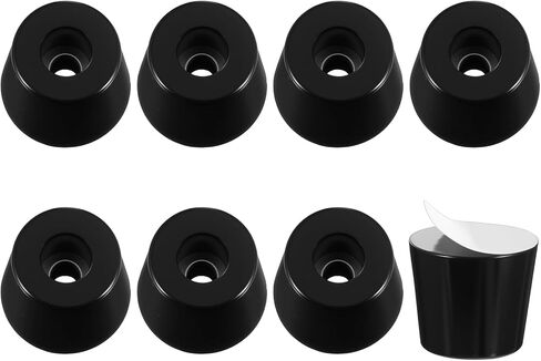 Speaker Isolation Pads, 8PCS Self-Adhesive Heavy-Duty Rubber Feet for Subwoofer Speaker Isolation Feet for Subwoofer, Guitar Amps, Furniture, Turntables, Cutting Boards, Cabinets 0.98“ W X 0.47" H in Saudi Arabia