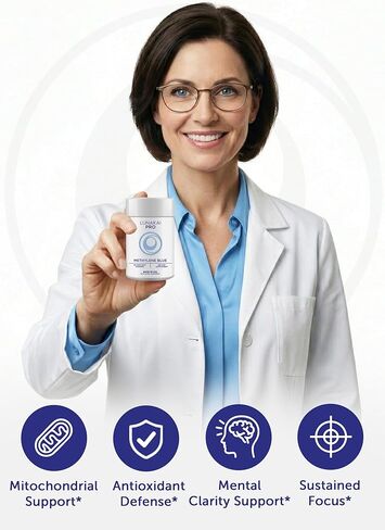 Lunakai PRO USA Made Methylene Blue Gummies 20mg with CoQ10 & Vitamin C – USP & Pharmaceutical Grade Daily Nootropic for Brain Focus, Cognitive Support & Energy, Non-GMO, 60ct in Kuwait