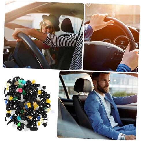 500 قطعة مجموعة تثبيت مقاومة للحرارة العالية مقاطع بلاستيكية للسيارة توريد إصلاح السيارات برشام مقاطع السيارة in Kuwait