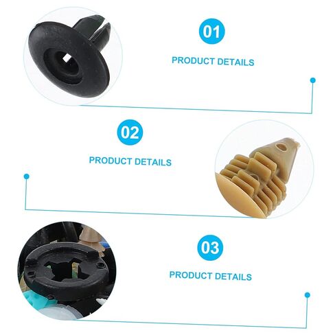 500 قطعة مجموعة تثبيت مقاومة للحرارة العالية مقاطع بلاستيكية للسيارة توريد إصلاح السيارات برشام مقاطع السيارة in Kuwait