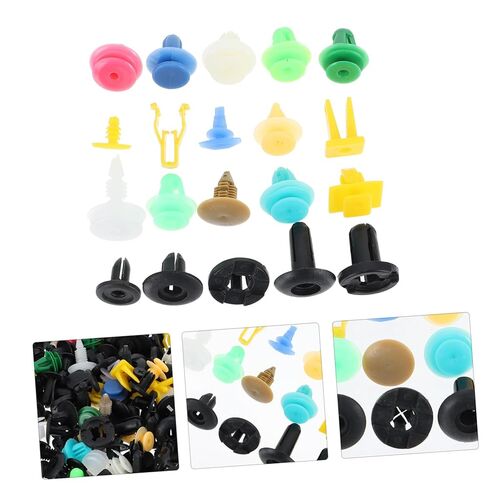 ULTECHNOVO 500pcs Automotive Push Clips Durable Multi-Purpose Bumper Fastener and Rivet Clips for Door Trim Panel and Engine Cover Replacement in Saudi Arabia