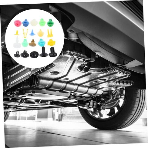 ULTECHNOVO 500pcs Automotive Push Clips Durable Multi-Purpose Bumper Fastener and Rivet Clips for Door Trim Panel and Engine Cover Replacement in Saudi Arabia