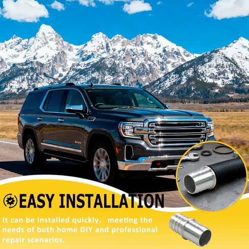 (عبوة واحدة) محول إصلاح خرطوم شائك مقاس 1.0 بوصة إلى 1.0 بوصة AN627-16A، محول موصل خرطوم الألومنيوم، متوافق مع مبرد الرادياتير، والمبرد الداخلي، وسوائل المبادل الحراري in Kuwait