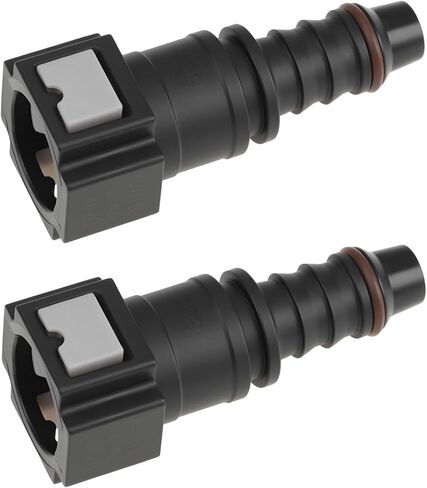 2pcs 3/8 to 3/8 Inch Rubber Tube Fuel Line Quick Connect Straight Barb Adapters in Saudi Arabia