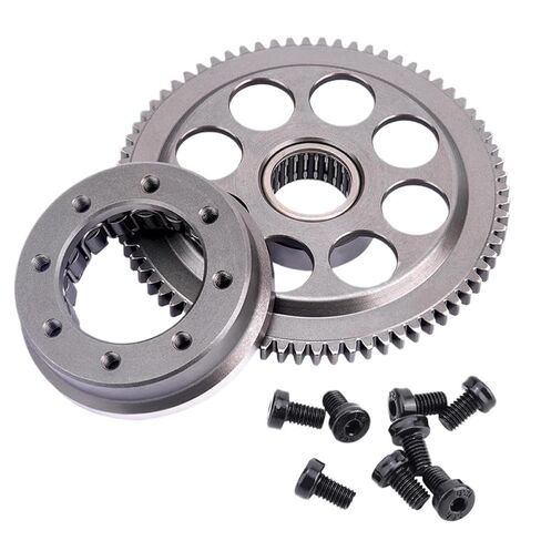 One Way Bearing Starter Clutch Gear Assembly for Motorcycle Compatible with XC-F, XCF-W, EXCF, XCF, XCFW 250 Models - Replaces OEM Part Numbers 77040020000 and 77040025000 in Saudi Arabia