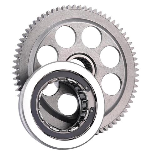 One Way Bearing Starter Clutch Gear Assembly for Motorcycle Compatible with XC-F, XCF-W, EXCF, XCF, XCFW 250 Models - Replaces OEM Part Numbers 77040020000 and 77040025000 in Saudi Arabia