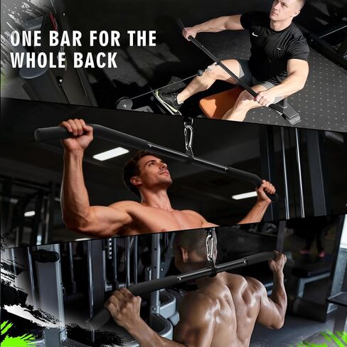 Cable Machine Attachment Set LAT Pulldown Attachments ,Cable Machine Accessories for Home Gym Weight Workout 5 Pcs in Kuwait