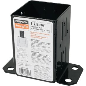 Simpson Strong-Tie FPBB44 E-Z Base Black Powder-Coated Post Base for 4x4 in Saudi Arabia