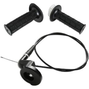 Seentech 22mm Twist Throttle Grip with Cable Assembly – Fits SSR125 Pit Bike, Baja MB165 Mini Bike, 50cc–250cc 4-Stroke Dirt Bike Throttle Handlebar Grip Set for 7/8 Inch Handlebars in Kuwait