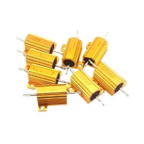 5 قطعة 25W-RX24 الألومنيوم الطاقة المعدنية الإسكان مقاومات الأسلاك (48R) in Kuwait