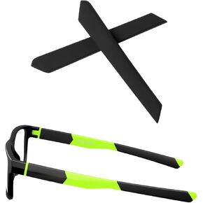 Replacement Earsocks Temple Sleeve for Oakley Field Day OY8007 Eyeglasses Frame, Black Rubber Ear Sleeves in Saudi Arabia