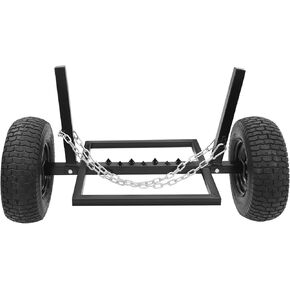 Heavy Duty ATV Log Holder, Log Dolly with Chain, Log Skidder for Farm, Commercial Wood Transport (Black, 24in. Dia+1500lbs Capacity) in Saudi Arabia