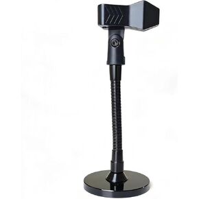 Microphone Holder,Lectern Mic Stand, Podium Mic Mount,Flexible Gooseneck 6 Inch With Universal Clip, Black, 100mm Heavy Mic Plate in Kuwait