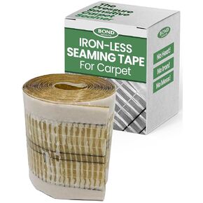 Bond Heatless Carpet Tape - Seam Adhesive for Carpet Repair, Rug Binding, & Upholstery - DIY Binding & Joining Tape - Outdoor Tape & Seam Sealer - Self-Adhesive 15 Ft Roll in Saudi Arabia