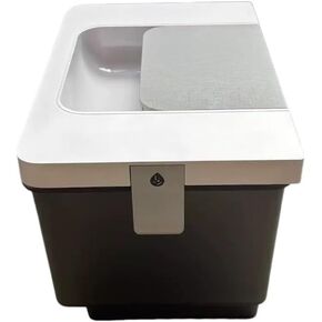 قاعدة مكنسة كهربائية KAFTKO، خزان مياه نظيف أبيض وخزان مياه متسخة (خزانات مياه اختيارية). متوافق مع Deebot X8 PRO Omni / T50 MAX PRO Omni (الحزمة 2) in Kuwait