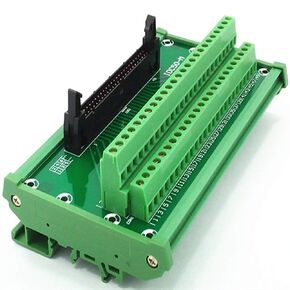 DIN Rail Mount IDC50 Male Header Breakout Board, Terminal Block, Connector in Saudi Arabia