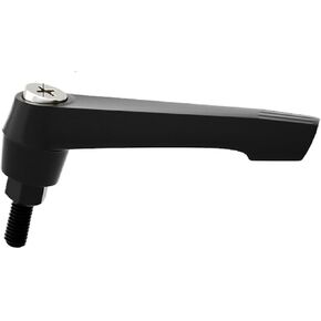 M6 Handle Adjustable Clamping Lever Male Threaded Stud Hand Knobs Push Button Ratchet/Cross Thread Adjustable Handle Black(M6*40-1pcs) in Saudi Arabia