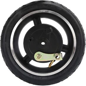 Electric Scooter Tire, Durable Drum Brake Rubber Aluminum Construction E-Scooter Wheel for Commuters Urban Riders Campus Travel in Kuwait