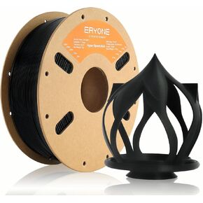 خيوط ERYONE عالية السرعة ASA للطابعة ثلاثية الأبعاد 1.75 مم +/-0.03 مم، خيوط طباعة ثلاثية الأبعاد Rapid ASA، 30-200 مم/ثانية، سرعة فائقة ASA 1 كجم (2.2 رطل)/بكرة، أسود in Kuwait
