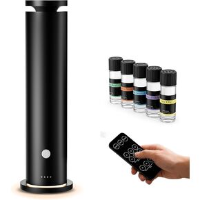 مجموعة أدوات توزيع الروائح العطرية بدون ماء مع 5 زيوت عطرية، ماكينة توزيع الروائح العلاجية الفاخرة من فئة الفنادق بمساحة 1500 قدم مربع، ناشرات هواء بوزن 4.06 أونصة/120 مل للمنزل والفنادق والمنتجعات الصحية الكبيرة in Kuwait