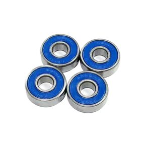4 قطعة مضمنة الأسطوانة تزلج تحمل الأخدود العميق 608RS الأزرق مختومة ABEC-9 مصغرة الكرات الكربون الصلب للوحة التزلج in Kuwait