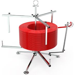 ATOLS Heavy-Duty PEX Pipe Uncoiler for 3/8" to 1" PEX Tubing, 330 lbs Maximum Load Stainless Steel Construction, Industrial Pipe Dispenser for Radiant Heating & Potable Water PEX Systems in Kuwait