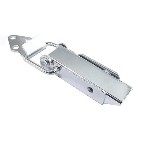 Latch Catch Stainless Steel Iron Buckle Luggage Lock Heavy Equipment Wardrobe Drawer Cabinet Door Buckle 506 1Pcs(Iron Nickel Plated) in Saudi Arabia