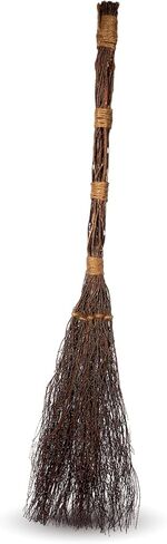 Witches Broom 36" – Witch Broomstick Halloween Costume Accessory & Decoration | Hocus Pocus Broom Prop | Wicked Witch Broomstick Decor for Halloween Displays in Saudi Arabia