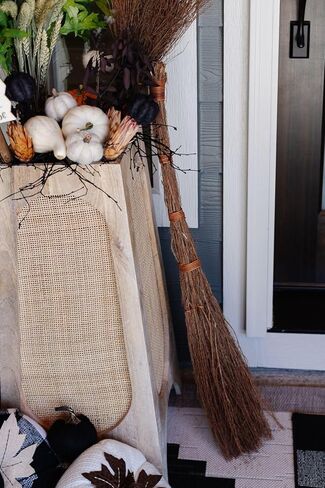 Witches Broom 36" – Witch Broomstick Halloween Costume Accessory & Decoration | Hocus Pocus Broom Prop | Wicked Witch Broomstick Decor for Halloween Displays in Saudi Arabia