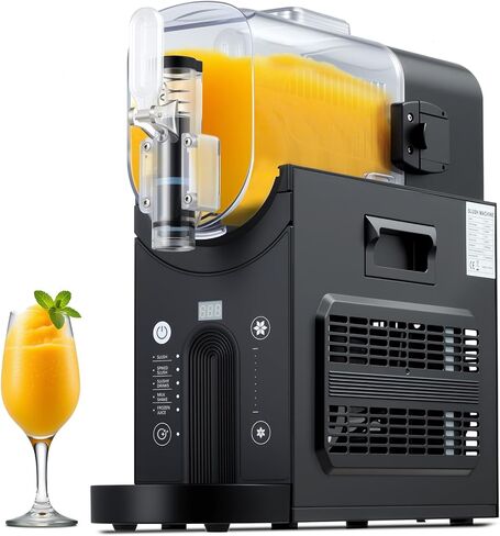 Slushie Machine Professional Slushy Maker,64 oz Frozen Drink Maker with 5 Pre-Set Programs for Milkshake,Frappe,Margarita,Cold Drink,No Ice Needed in Kuwait