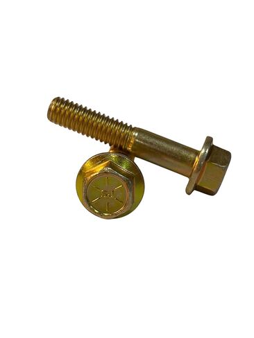 (50 قطعة) 3/8-16x2 درجة 8 مسامير شفة سداسية مسامير UNC خيوط جزئية خشنة زنك أصفر ثلاثي التكافؤ in Kuwait