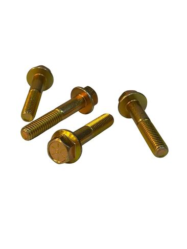 (50 قطعة) 3/8-16x2 درجة 8 مسامير شفة سداسية مسامير UNC خيوط جزئية خشنة زنك أصفر ثلاثي التكافؤ in Kuwait