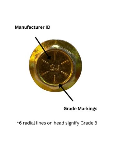 (50 قطعة) 3/8-16x2 درجة 8 مسامير شفة سداسية مسامير UNC خيوط جزئية خشنة زنك أصفر ثلاثي التكافؤ in Kuwait