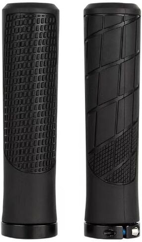 Bike Handlebar Grips Single Lock-On Soft Non-Slip Rubber for Scooter Folding Bike Comfortable Ergonomic in Saudi Arabia