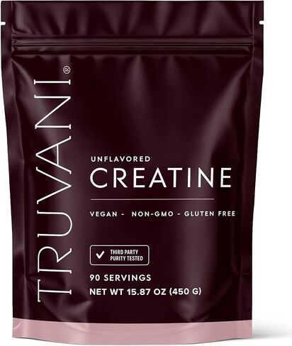 مسحوق تروفاني كرياتين مونوهيدرات | 5 جم من الكرياتين النقي لكل حصة | تم اختباره بواسطة طرف ثالث | 90 حصة | يدعم القوة والطاقة الخلوية | لا الحشو | النساء والرجال in Kuwait